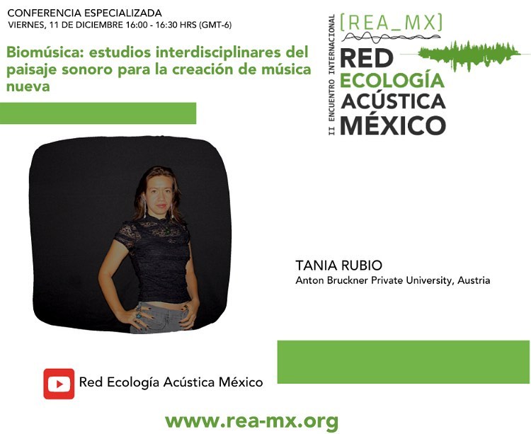 Red de Ecología Acústica México – Tania Rubio